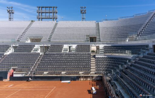 Stadio Centrale del Tennis al Foro Italico a Roma