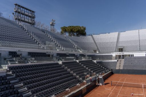 Stadio Centrale del Tennis al Foro Italico a Roma