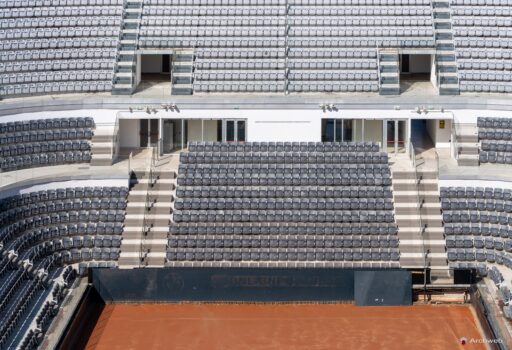 Stadio Centrale del Tennis al Foro Italico a Roma