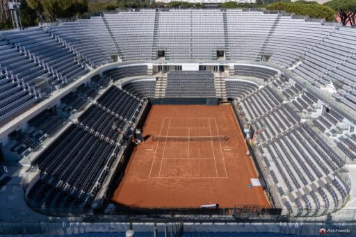 Stadio Centrale del Tennis al Foro Italico a Roma