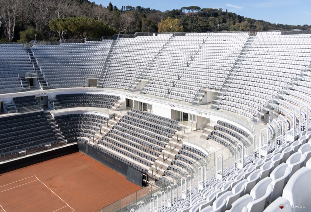 Stadio Centrale del Tennis al Foro Italico a Roma