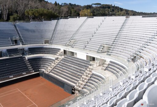 Stadio Centrale del Tennis al Foro Italico a Roma