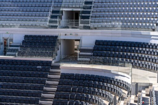 Stadio Centrale del Tennis al Foro Italico a Roma