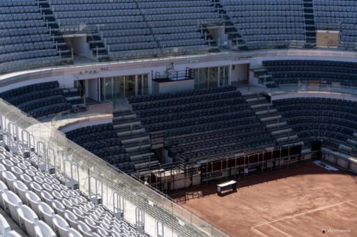 Stadio Centrale del Tennis al Foro Italico a Roma