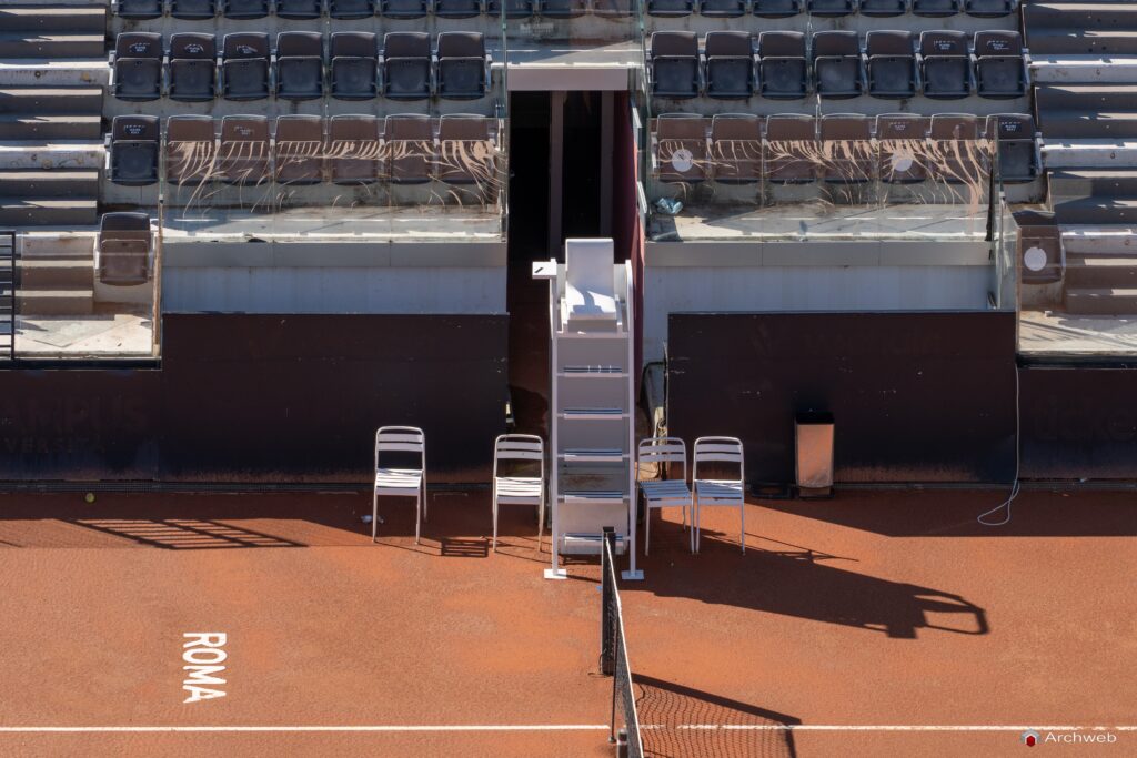 Stadio Centrale del Tennis al Foro Italico a Roma
