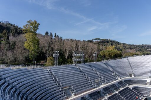 Stadio Centrale del Tennis al Foro Italico a Roma