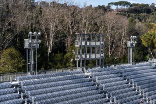 Stadio Centrale del Tennis al Foro Italico a Roma