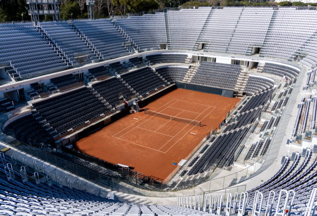 Stadio Centrale del Tennis al Foro Italico a Roma