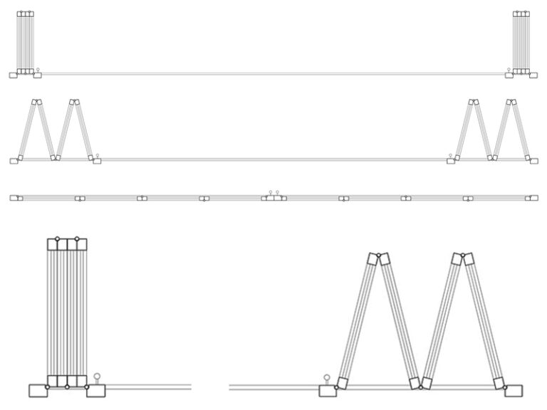 Falttüren - Archweb dwg