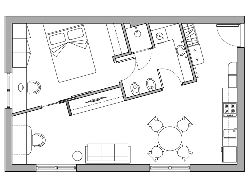 Bilocale dwg 09 anteprima dwg Archweb