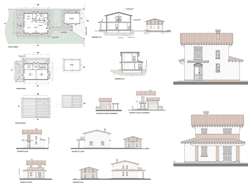 Casa campagna dwg 01 anteprima Archweb