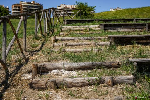 Staccionata in legno a Croce di Sant'Andrea