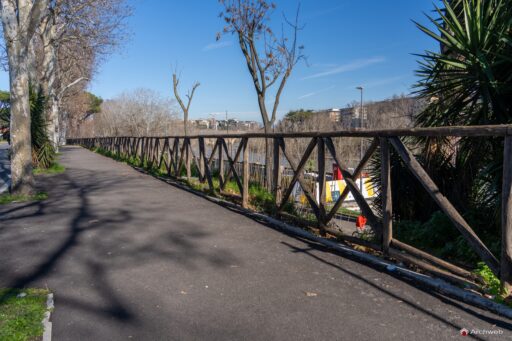 Staccionata in legno a Croce di Sant'Andrea