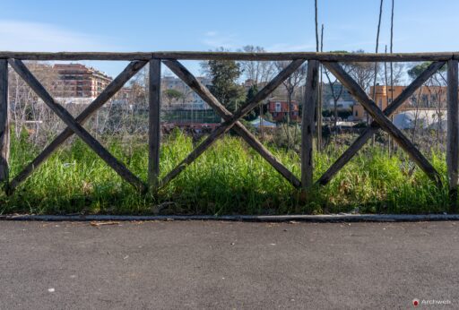 Staccionata in legno a Croce di Sant'Andrea