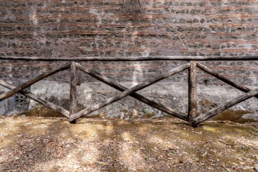 Staccionata in legno a Croce di Sant'Andrea