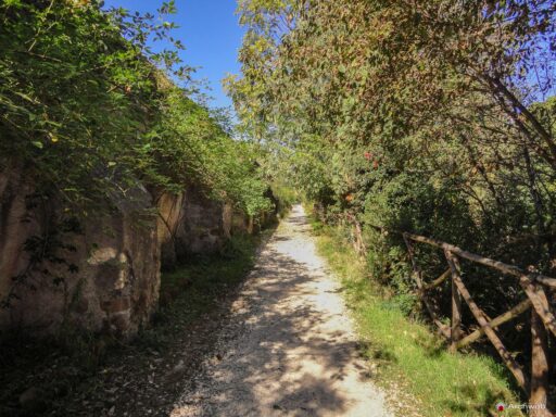 Staccionata in legno a Croce di Sant'Andrea