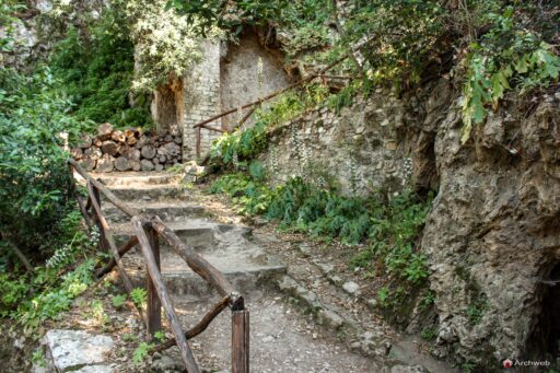 Staccionata in legno a Croce di Sant'Andrea