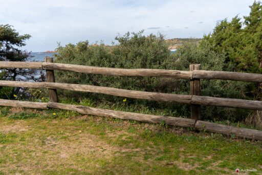 Staccionata in legno a Croce di Sant'Andrea