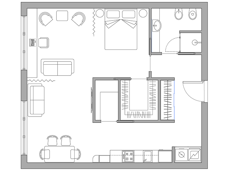 Bilocale dwg 14 anteprima Archweb