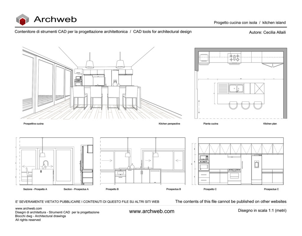 Progetto cucina 06 dwg Archweb