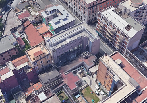Centro InfoSapienza "Ragno blu" Foto aerea