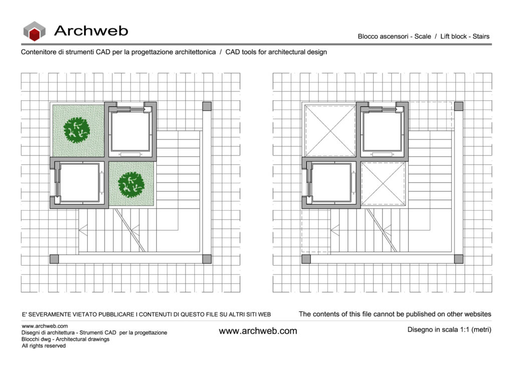 Scala - Ascensori 01 dwg Archweb