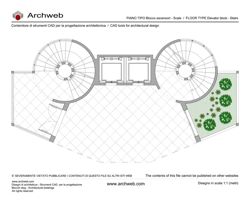 Scala - Ascensori 02 dwg Archweb
