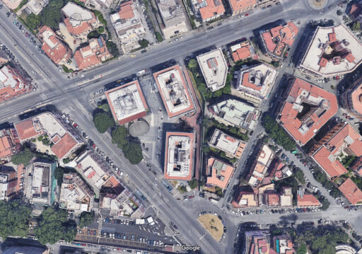 Google Maps - Edificio per uffici in Viale Regina Margherita progetto dell'architetto Venturino Ventura