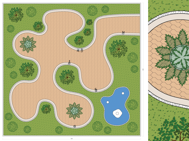 Giardino pubblico 13 anteprima dwg Archweb
