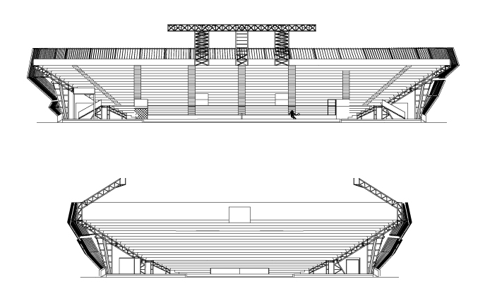 Grand Stand Arena (TFS-X0) sezioni