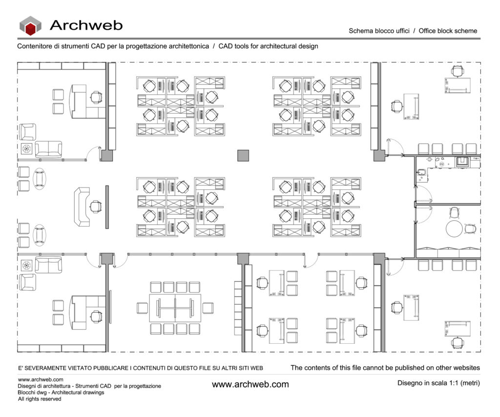 Schema ufficio 31 dwg Archweb