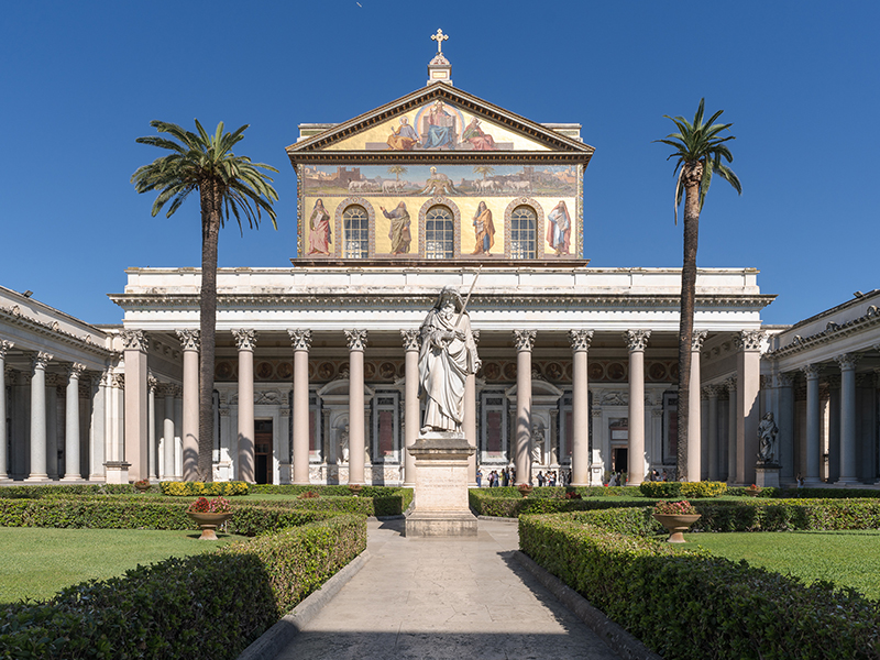 Basilica di San Paolo fuori le Mura. Archweb.com fotografie