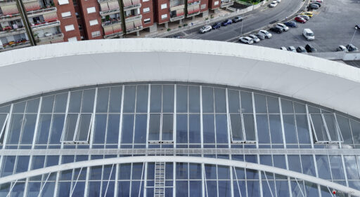 Chiesa di Dio Padre Misericordioso di Richard Meier fotografie con drone