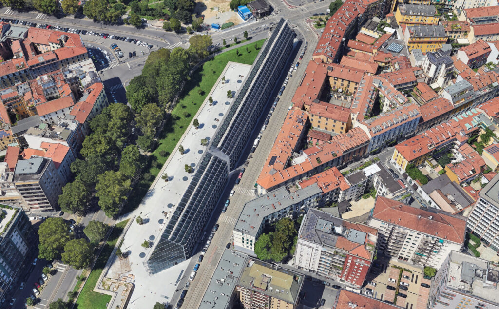 Feltrinelli Porta Volta - Microsoft house a Milano Aerial Maps