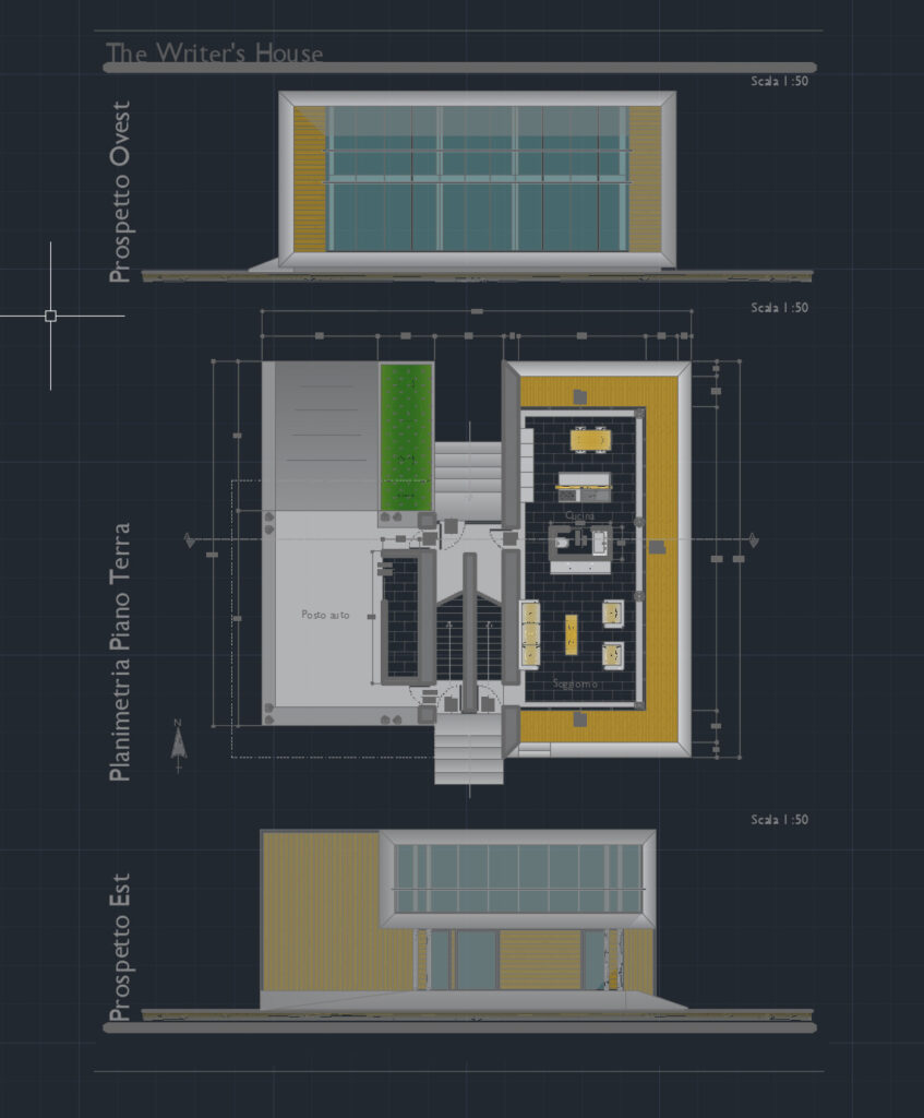 Progetto villetta Della Fazia 2D