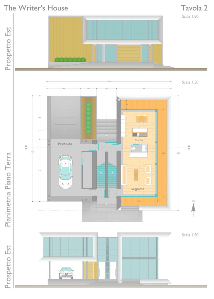 Progetto villetta Della Fazia 2D