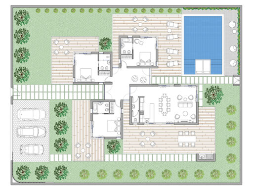 Schema progetto villa 16 dwg Archweb