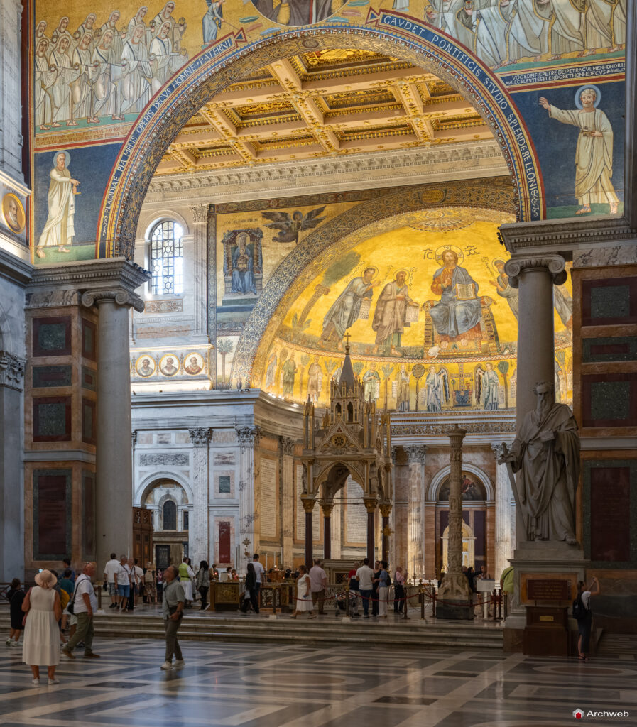 Basilica di San Paolo fuori le Mura, fotografie Archweb.com