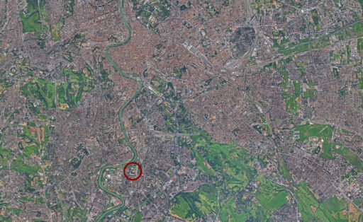 Basilica di San Paolo fuori le Mura. Aerial Maps