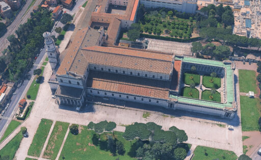 Basilica di San Paolo fuori le Mura. Aerial Maps