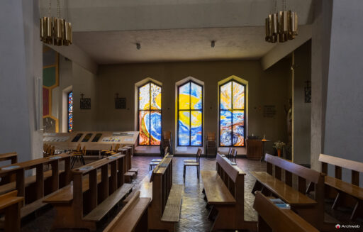 Chiesa di San Francesco d’Assisi al Fopponino a Milano. Fotografie. Progetto di Gio Ponti