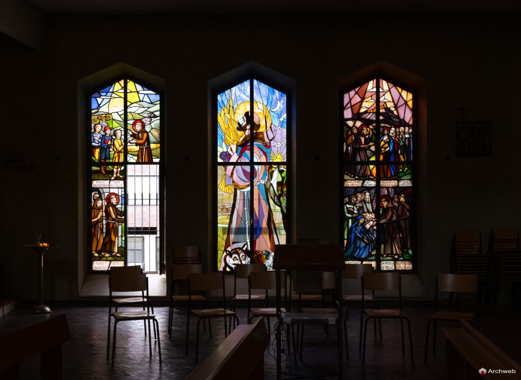 Chiesa di San Francesco d’Assisi al Fopponino a Milano. Fotografie. Progetto di Gio Ponti