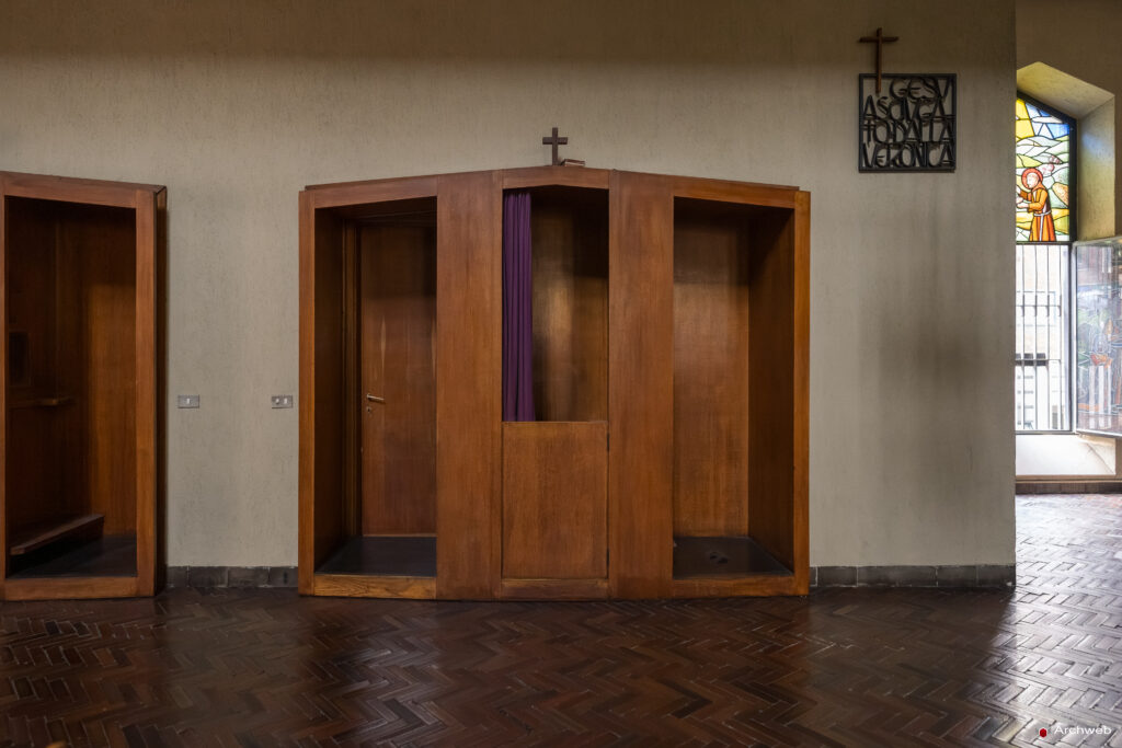 Chiesa di San Francesco d’Assisi al Fopponino a Milano. Fotografie. Progetto di Gio Ponti