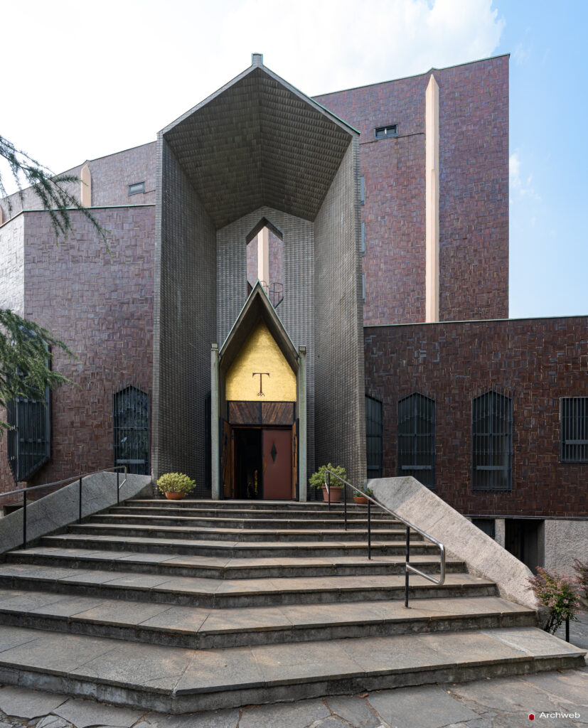 Chiesa di San Francesco d’Assisi al Fopponino a Milano. Fotografie. Progetto di Gio Ponti