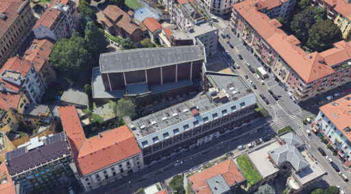 Chiesa di San Francesco d’Assisi al Fopponino a Milano. Aerial Maps