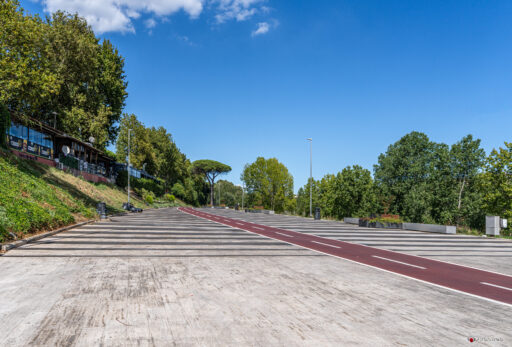 Parco di Affaccio sul Tevere Foro Italico a Roma. Fotografie di Archweb.com