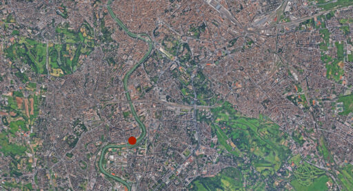 Parco Tevere Marconi a Roma - Foto aerea