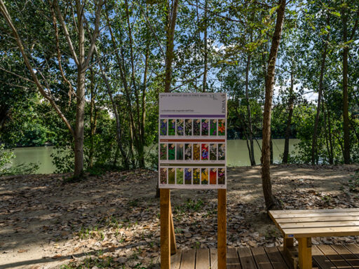 Parco d'affaccio fluviale Oasi di Ponte Milvio. Fotografie Archweb.com