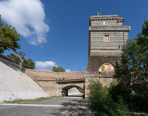 Parco d'affaccio fluviale Oasi di Ponte Milvio. Fotografie Archweb.com