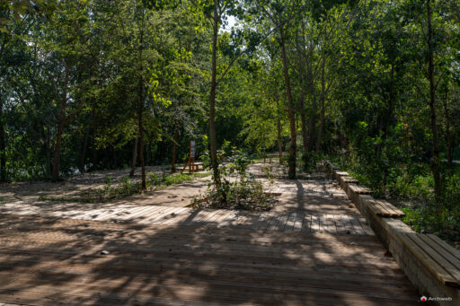 Parco d'affaccio fluviale Oasi di Ponte Milvio. Fotografie Archweb.com